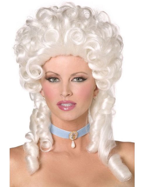 Image of Adult Baroque Wig White
