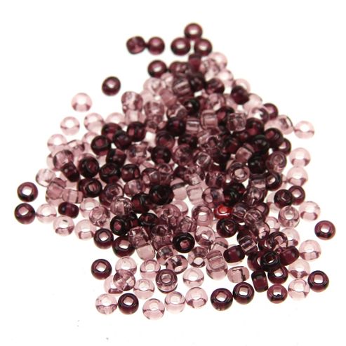 Image of Czech Seed Bead 10/0 Tr Amethyst Mix