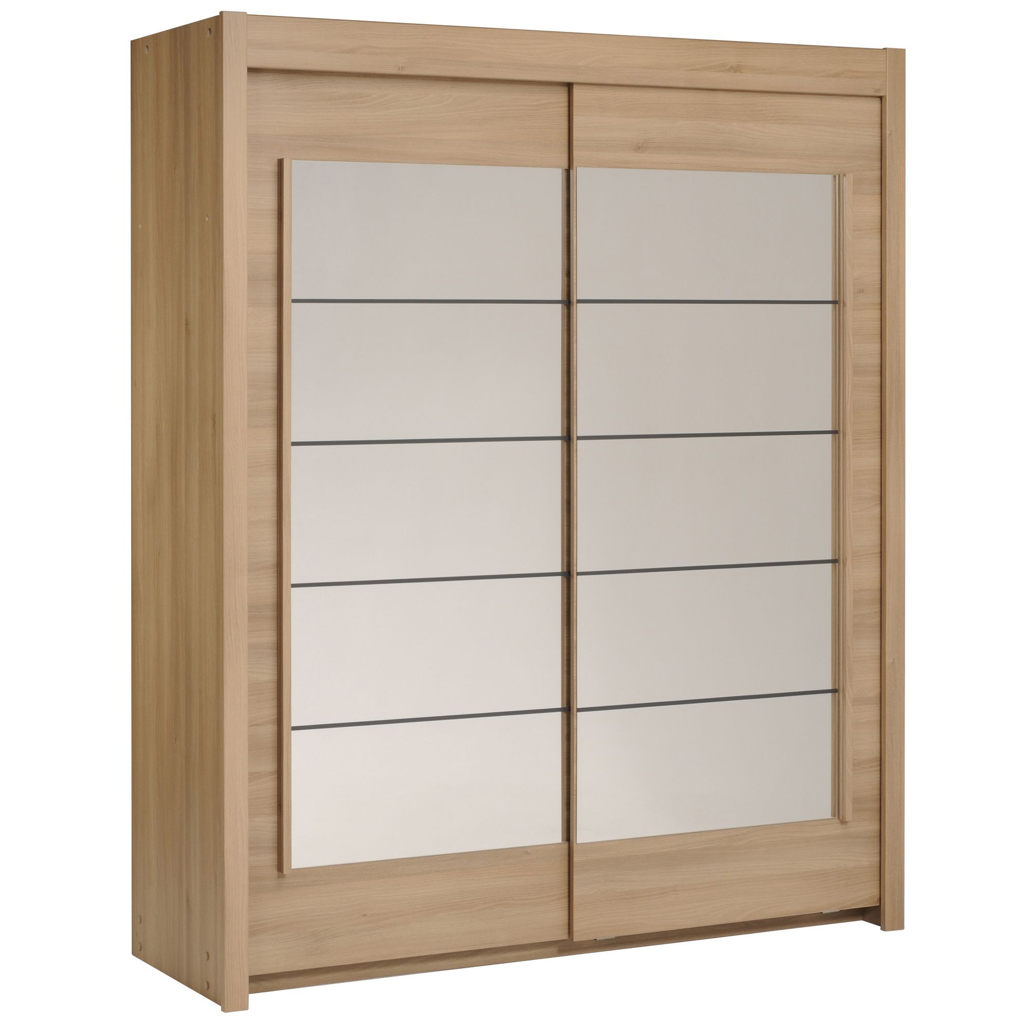 Parisot Split Wardrobe - Smoked Acacia at Tesco Direct