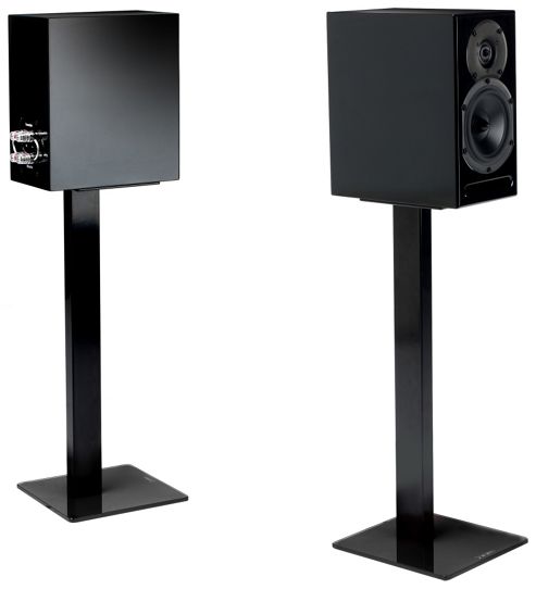 Image of Norstone Pair Of Esse Speaker Stands In Black