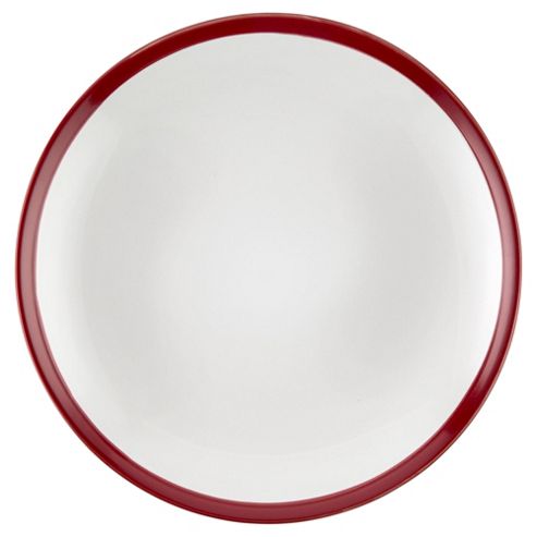 Image of Two Tone Side Plate, Stoneware, Red