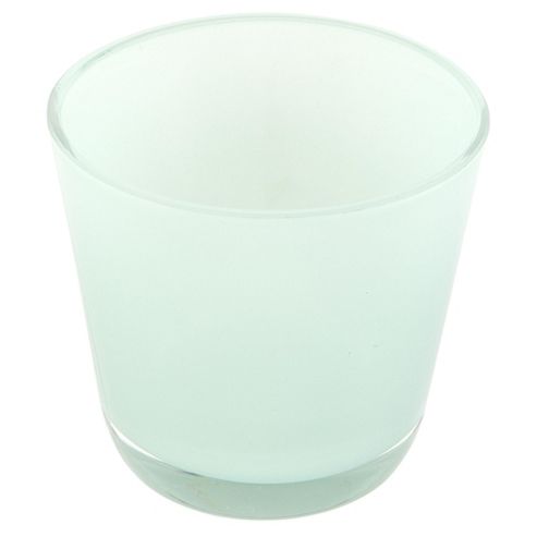 Image of Tesco Milky Tealight Holder, Green