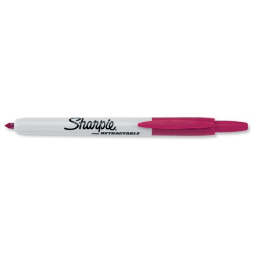 Image of Sharpie Permanent Marker Pen Retractable With Seal Bullet Tip 1.0mm Line Assorted Ref S0810880 [wallet 4]