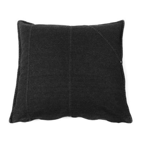 Image of In The Mood Collection-- Denim Rivets Cushion Cover - Black