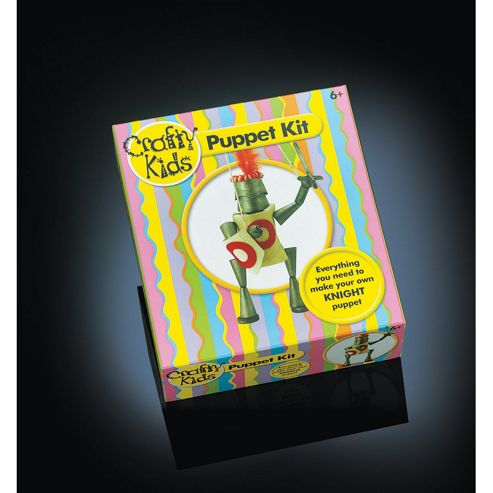 Image of Crafty Kids Puppet Kit - Make Your Own Knight Puppet 6yrs+