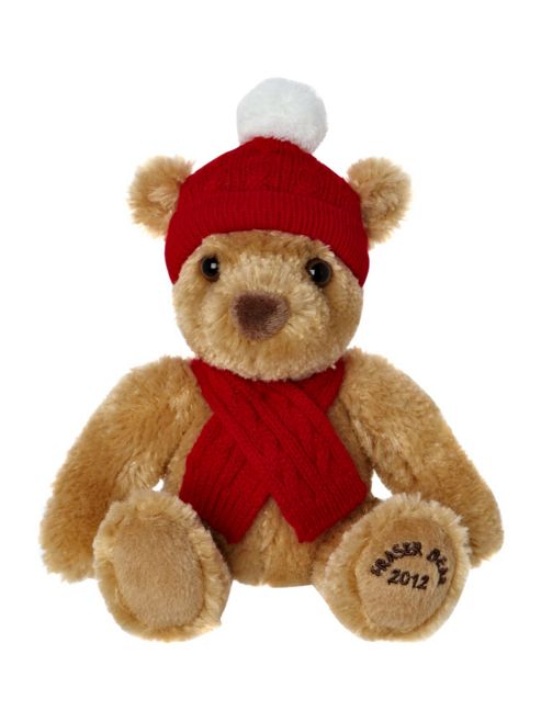 Image of 6 Inch Fraser Bear With Hat And Scarf