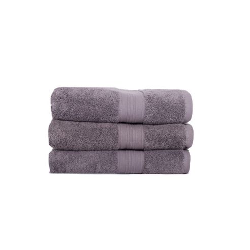 Image of Hotel 750gsm Pima Cotton Guest Towel Seafoam 40x65cm - Grey