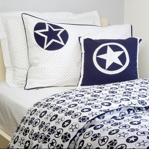 Image of Navy Stars Children's Duvet Set