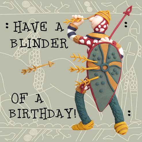 Image of Holy Mackerel Harold Blinder Of A Birthday Greetings Card