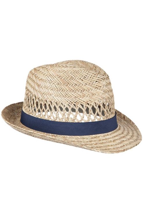 Image of Trilby Straw Sun Hat - Beige