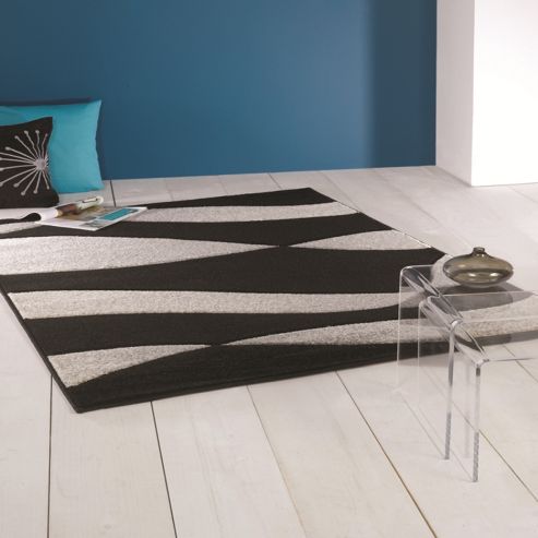 Image of Orleans Organza Black/silver 120x170 Cm Rug