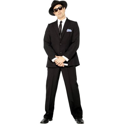 Image of Blues Brother - Adult Costume Size: 42-44