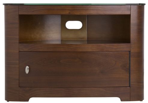 Image of Avf Affinity 37 Tv Stand With Cabinet - Walnut