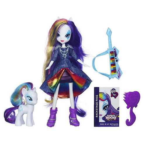 Image of My Little Pony Equestria Girls Doll And Pony Set - Rarity