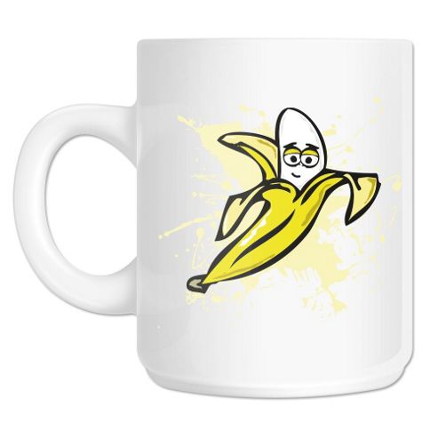 Image of Yummy Chums Banana 10oz Ceramic Mug