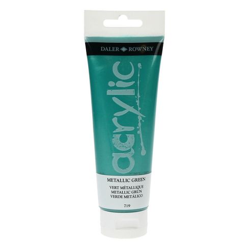 Image of Daler Graduate Acrylic Metallic Green 120ml