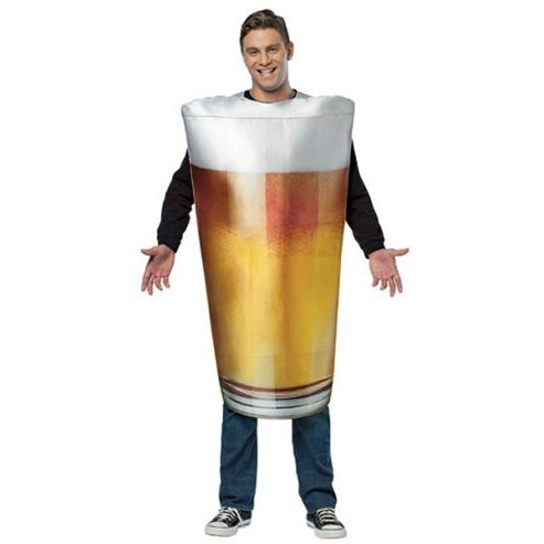 Image of Get Real Beer Pint - Adult Costume Size: 38-42