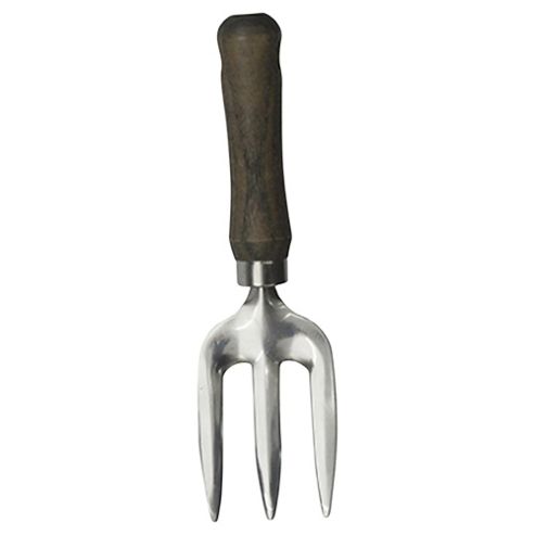 Image of Tesco Wooden Handle Lightweight Hand Fork