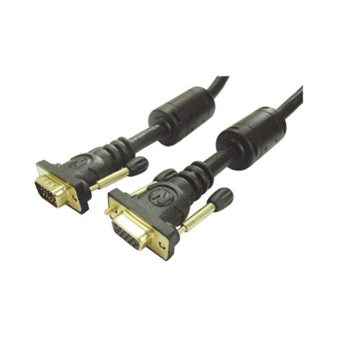Image of Maplin Vga 1.5 M Male To Female Monitor Extension Lead Cable