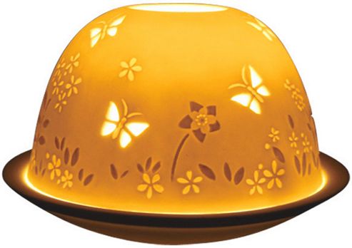 Image of Butterflies Tealight Candle Holder From Light-glow By Welino