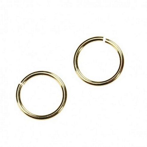 Image of Round Jump Rings 9mm - Gold - 30 Pack