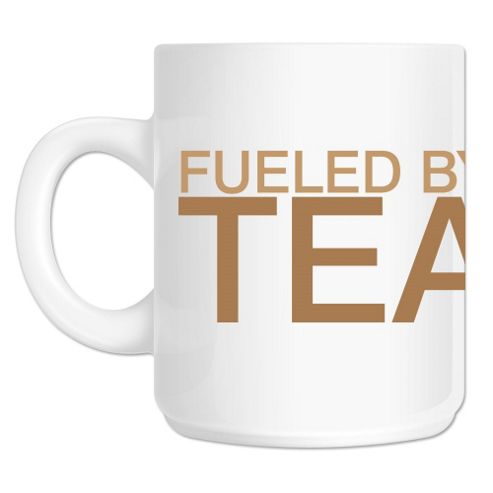Image of Fueled By Tea 10oz Ceramic Mug