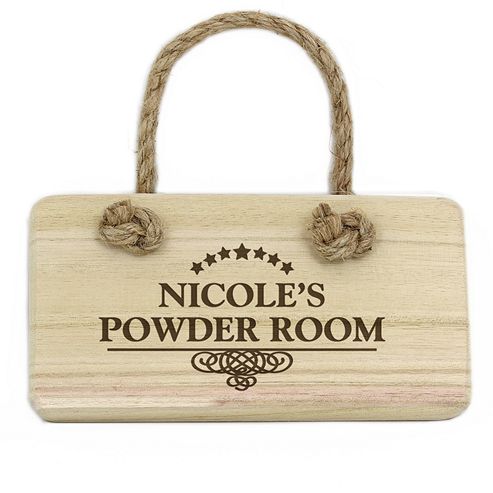 Image of Personalised Decorative Wooden Sign