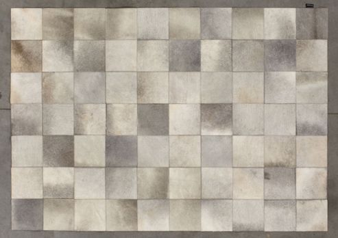 Image of Angelo Starless Medium Gray Skin Rug - 300cm X 200cm (9 Ft 10 In X 6 Ft 6.5 In)