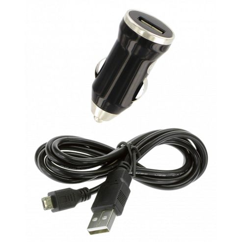 Image of 2in1 In-car Charger With Micro Usb Cable For Tablets 2.1a