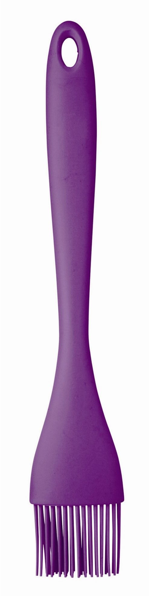 Image of Kitchencraft Colourworks Silicone Pastry And Basting Brush, Purple