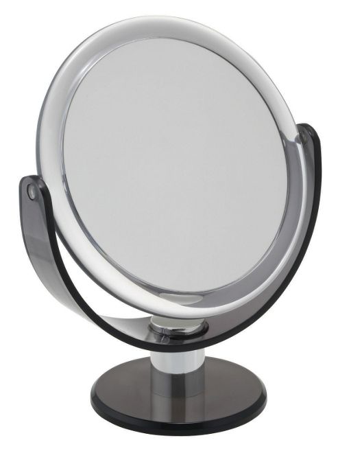 Image of Famego 5x Magnification Pedestal Mirror In Smoke