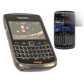 Black Silicone Case + LCD Screen protector and Cleaning Cloth - BlackBerry 9700 Bold, 9780 Onyx