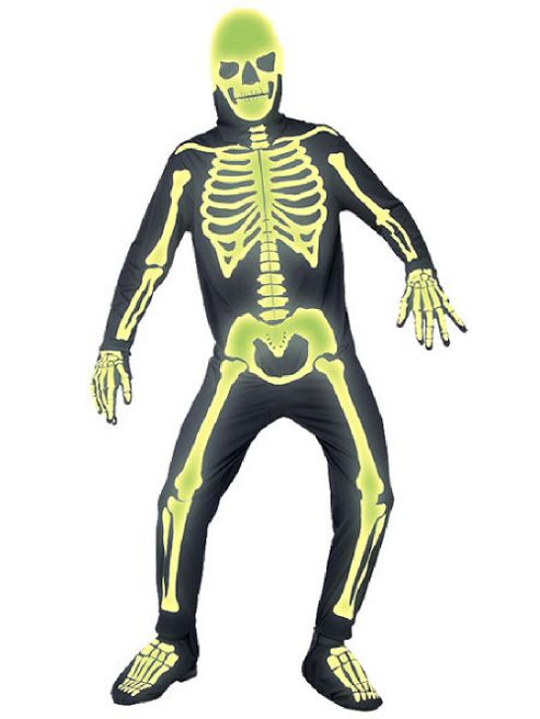 Image of Graveyard Bones - Adult Costume Size: 42-44