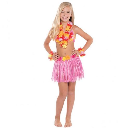 Image of Hawaiian Hula - Child Costume 4-8 Years