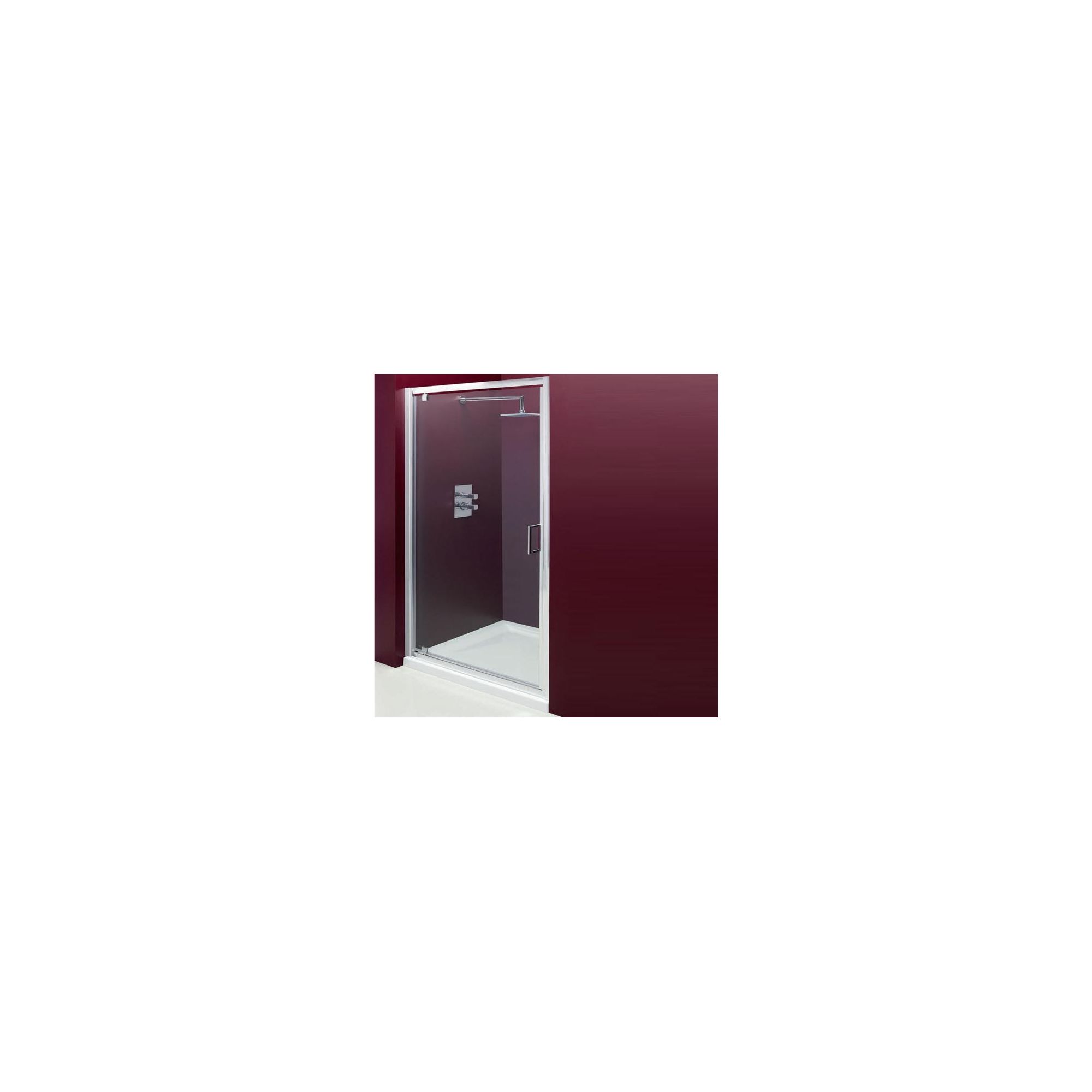 Merlyn Vivid Entree Pivot Door Alcove Shower Enclosure, 800mm x 800mm, Low Profile Tray, 6mm Glass at Tesco Direct