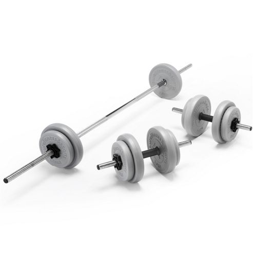 Image of Pure Fitness & Sports 25kg Weight Set Standard Vinyl Plates