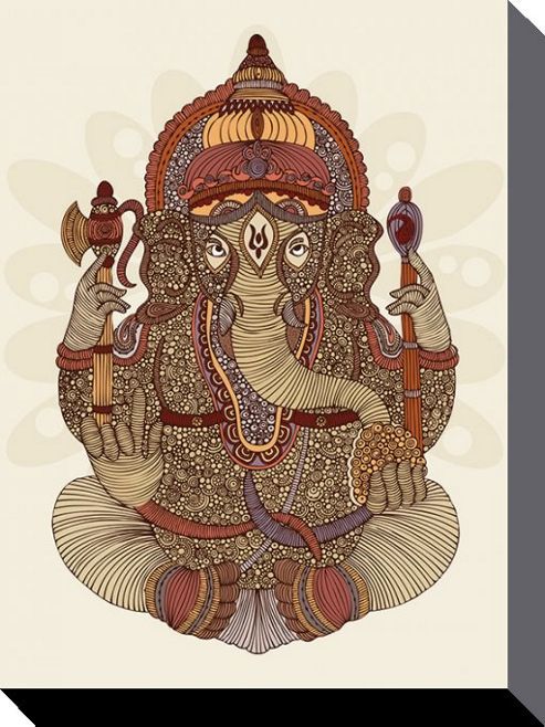 Image of Valentina Ramos Ganesha Canvas Print