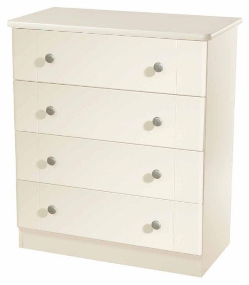 Image of Welcome Furniture Kingston 4 Drawer Chest - Light Oak
