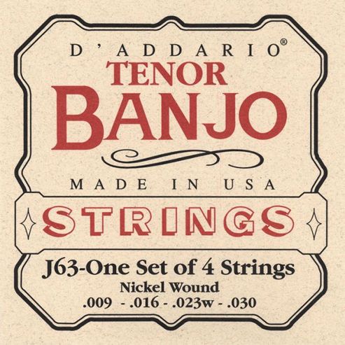 Image of D'addario Nickel 4-string Tenor Set 9-30