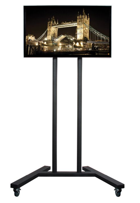 Image of B-tech Trolley Stand With Castors For Up To 55 Inch Tvs
