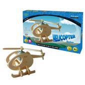 Solar Helicopter Wooden Craft Kit
