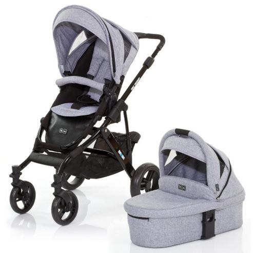 Image of Abc Design Mamba 3 In 1 Pushchair & Carrycot (black/graphite)