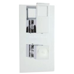 Hudson Reed Motif Twin ConceaLED Thermostatic Shower Valve C/W Diverter