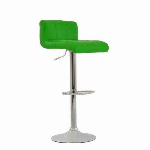 Image of Neptune Green Padded Seat Bar Stool