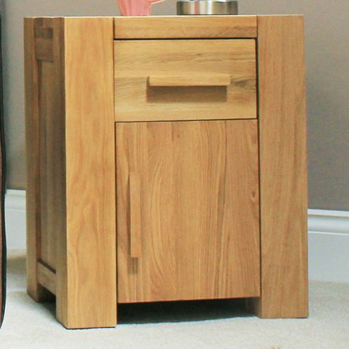 Image of Baumhaus Cmr10b Atlas Solid Oak Lamp Table