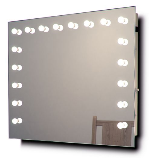 Image of Hollywood Makeup Dressing Room Mirror With Cool White Dimmable Led Lamps K93cw