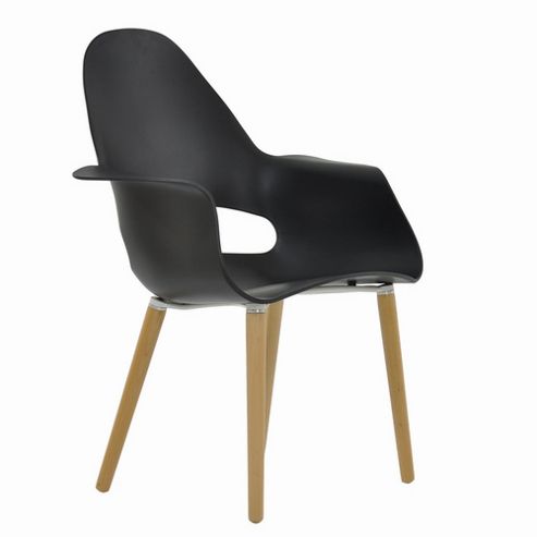 Image of Eames Replica Organic Office Chair Black