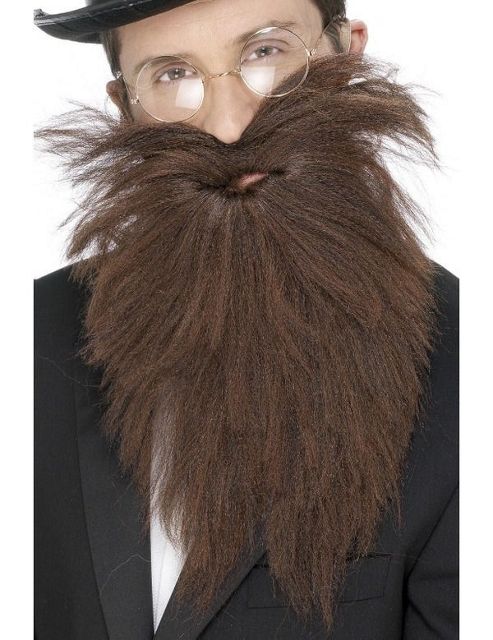 Image of Long Brown Beard And Tash