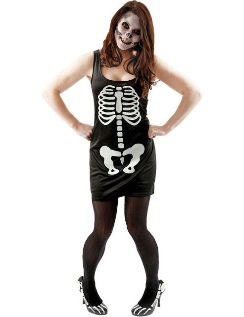 Image of Skeleton Dress Medium