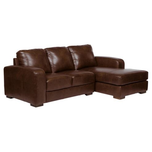 Image of Idaho Corner Sofa Right Hand Facing, Antique Chestnut